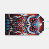 宇宙フクロウ・オブ・ウィズダム ギフトタグ (正面(横))