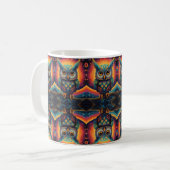 宇宙フクロウ・オブ・ウィズダム コーヒーマグカップ (正面左)