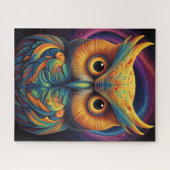 宇宙フクロウ・オブ・ウィズダム ジグソーパズル (横)