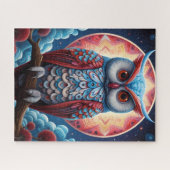 宇宙フクロウ・オブ・ウィズダム ジグソーパズル (横)