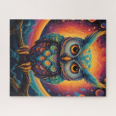 宇宙フクロウ・オブ・ウィズダム ジグソーパズル (横)