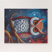 宇宙フクロウ・オブ・ウィズダム ジグソーパズル (横)