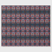 宇宙フクロウ・オブ・ウィズダム ラッピングペーパー (フラット)