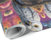 宇宙フクロウ・オブ・ウィズダム ラッピングペーパー (ロールコーナー)