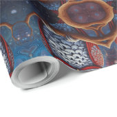 宇宙フクロウ・オブ・ウィズダム ラッピングペーパー (ロールコーナー)