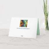 宇宙フラクタルグリーティングカード カード (裏面)