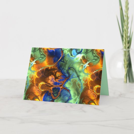 宇宙フラクタルグリーティングカード カード (正面)