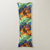 宇宙フラクタル体枕 ボディピロー (正面縦)