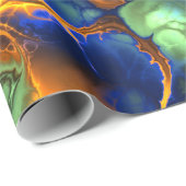 宇宙フラクタル包み紙 ラッピングペーパー (ロールコーナー)