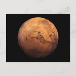 宇宙フルカラーの惑星火星 ポストカード