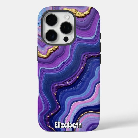 宇宙フロー抽象芸術アート Case-Mate iPhoneケース (裏面)