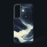 宇宙フロー電話ケース SAMSUNG GALAXY S22ケース<br><div class="desc">星の川は、超現実的で夢のような宇宙を旅する暗い空の中を曲がりくねっている。</div>