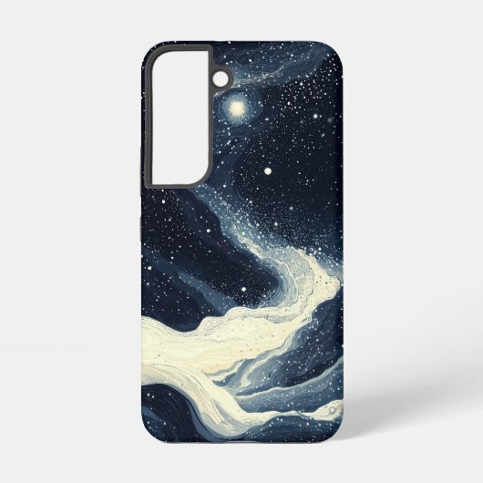 宇宙フロー電話ケース SAMSUNG GALAXYケース (裏面)