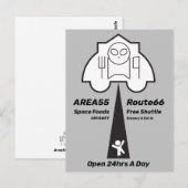 宇宙フーズプロモーション葉書 ポストカード (正面/裏面)