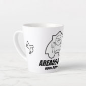 宇宙フーズAREA55ダイナー カフェラテマグ (左アングル)