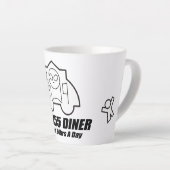 宇宙フーズAREA55ダイナー カフェラテマグ (右アングル)