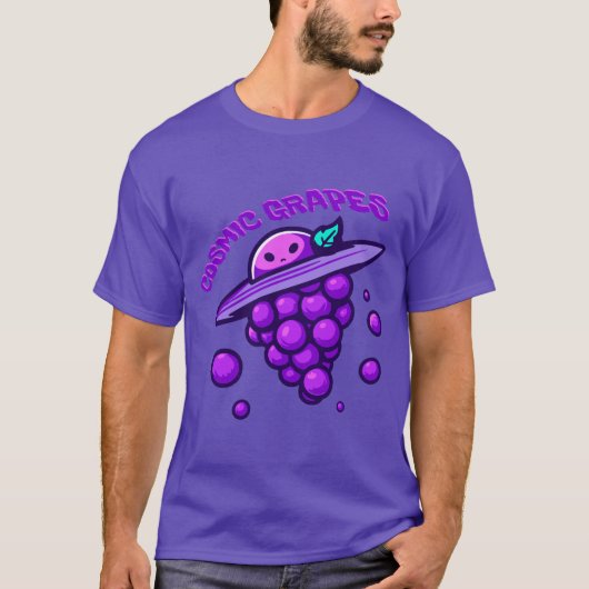 宇宙ブドウエイリアン Tシャツ (正面)
