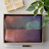 宇宙ブルーレッドウォーターカラースターネブラユニバース 薄葉紙 (ギフト)