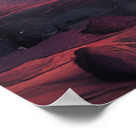 宇宙プラネットランドスケープのデジタルアートポスター#019 ポスター (角)