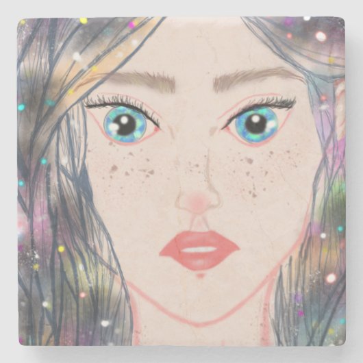 宇宙プリンセスコースター ストーンコースター (正面)