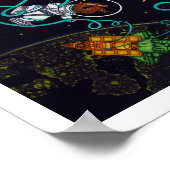 宇宙プリントポスター ポスター (角)