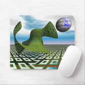 宇宙プードルのマウスパッド マウスパッド (マウス)