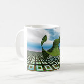 宇宙プードルのマグ コーヒーマグカップ (正面左)