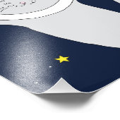 宇宙ヘルメットクリップアートバブ付き猫宇宙飛行士の動物 フォトプリント (角)