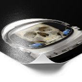 宇宙ヘルメット宇宙飛行士スカル フォトプリント            (角)