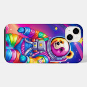 宇宙ベアーフォンケース iPhoneケース (裏面横)