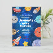 宇宙ベイビーシャワー 招待状 (スタンド正面)