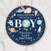 宇宙ベビーシャワーお願いギフトラベル フェイバータグ (裏面)