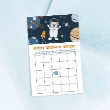 宇宙ベビーシャワービンゴゲーム