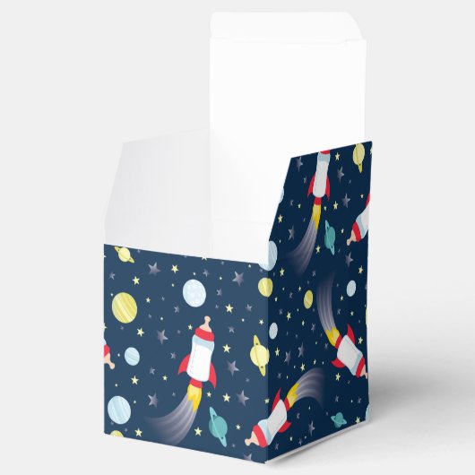 宇宙ベビーシャワーボトルロケット宇宙船 フェイバーボックス (オープン)