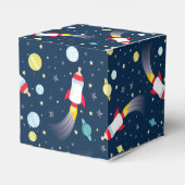 宇宙ベビーシャワーボトルロケット宇宙船 フェイバーボックス (裏面サイド)
