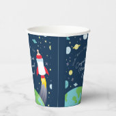 宇宙ベビーシャワーボトルロケット宇宙船 紙コップ (右)