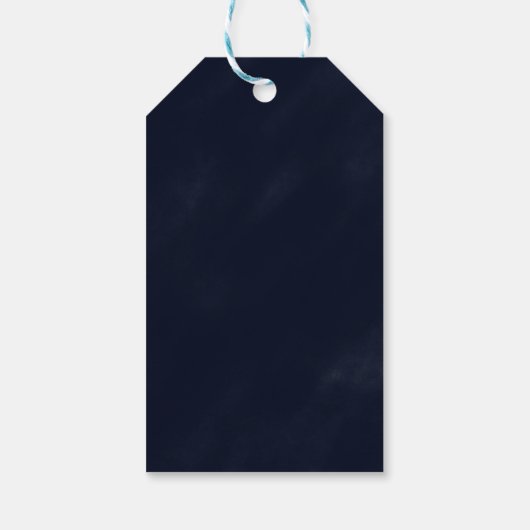 宇宙ベビーシャワーボーイ ギフトタグ (裏面)