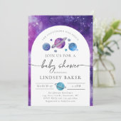 宇宙ベビーシャワー招待状 |宇宙のベビーシャワー 招待状 (スタンド正面)