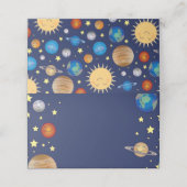 宇宙ベビーシャワー銀河系宇宙スター プレイスカード (外部開封)