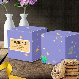 宇宙ベビーシャワー、コズミックかわいこちゃん男女兼用、 フェイバーボックス