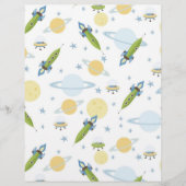 宇宙ベビースクラップブック紙ラージスターズ (正面)