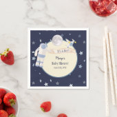 宇宙ベビー宇宙飛行士ベビーシャワー スタンダードカクテルナプキン (インサイチュ)