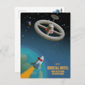 宇宙ホテル ポストカード (正面/裏面)