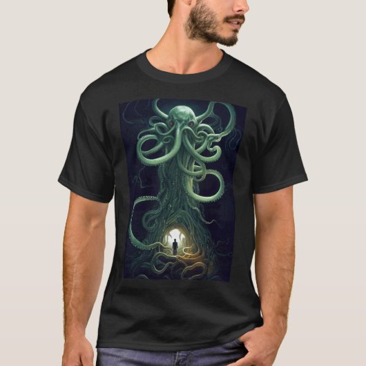 宇宙ホラーポータルCthulhu Tシャツ (正面)