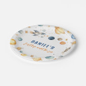 宇宙ボーイセントトリップザのまわりにサン誕生日 ペーパープレート (アングル)