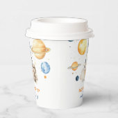 宇宙ボーイセントトリップザのまわりにサン誕生日 紙コップ (右)