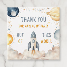 宇宙ボーイ誕生日ありがとう フェイバータグ