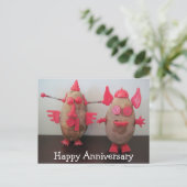 宇宙ポテトハッピーアニバーサリーハガキ ポストカード (スタンド正面)