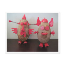 宇宙ポテトポストカード