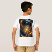 宇宙ポータルデザイン Tシャツ (裏面フル)